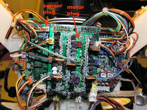 neck tilt motor plug